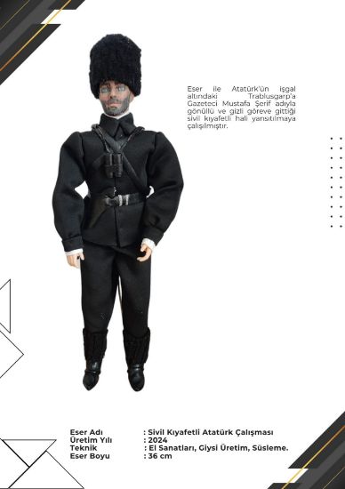Sivil Kıyafetli Atatürk Çalışması resmi