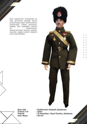 Üniformalı Atatürk Çalışması resmi